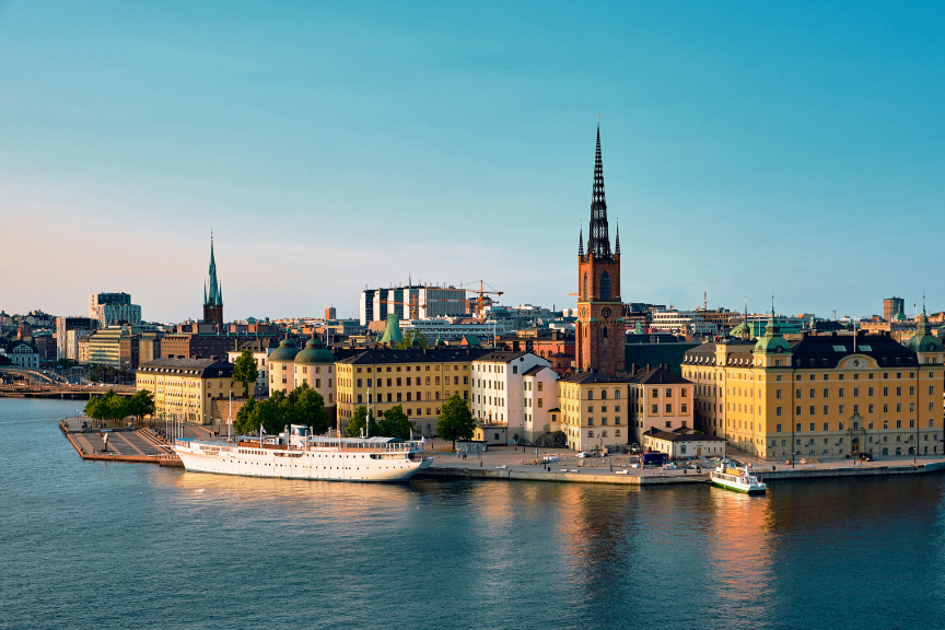Picture of Stockholm from the sea.